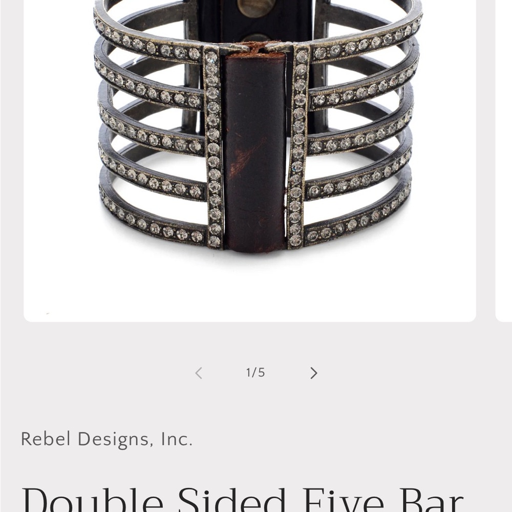 Rebel Designs, Inc. Double Sided Five Bar Bracelet